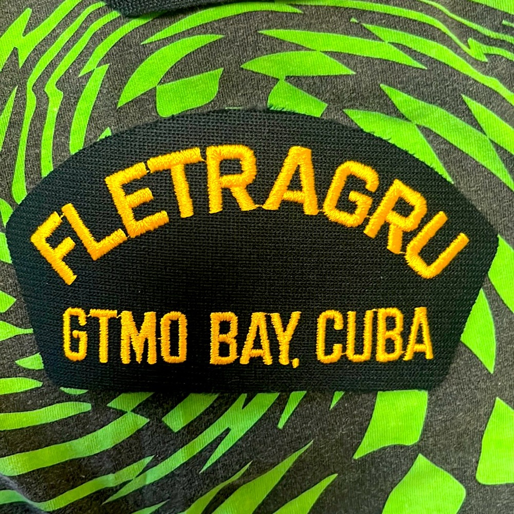 FLETRAGRU GTMO BAY, CUBA embroidered patch